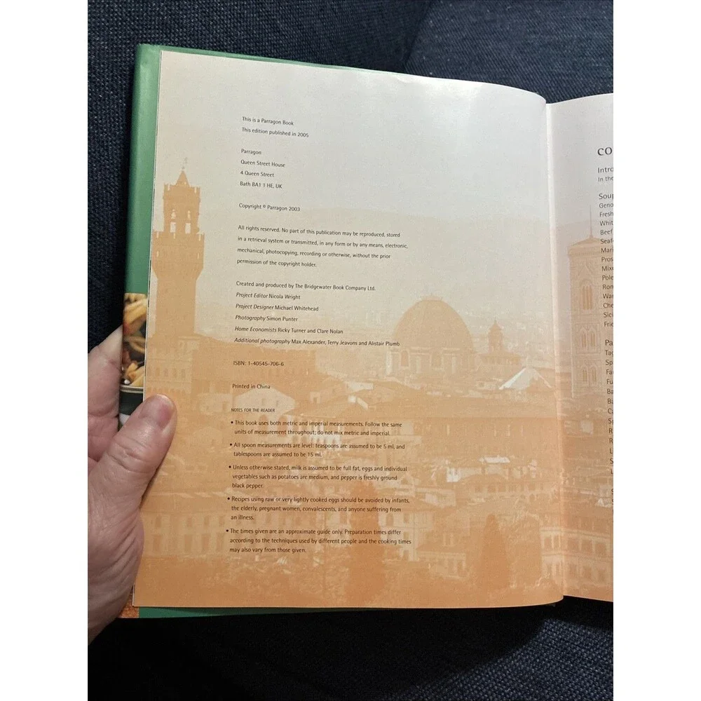 World food Italy Hardcover 2003